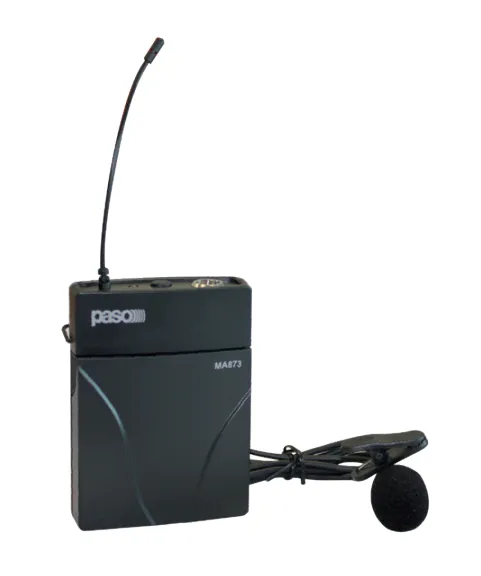 Paso PLL UHF beltpack wireless micr