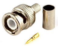 Sennheiser BNC plugg for Low Loss kabel
