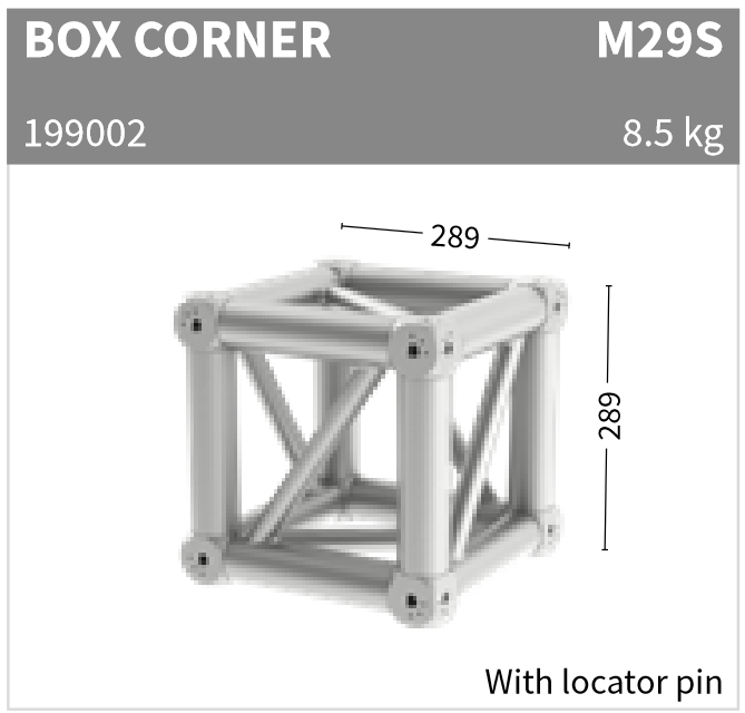 [199002] Sixty82 M29S Box corner