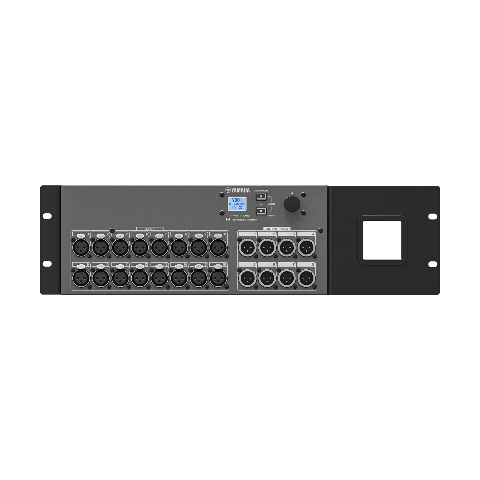 Yamaha RUio1608SB-D I/O Stageboks 16 inn/ 8 ut, Dante